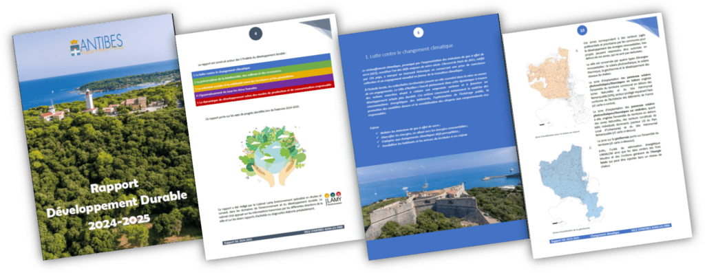 Extraits du rapport Développement durable d'Antibes
