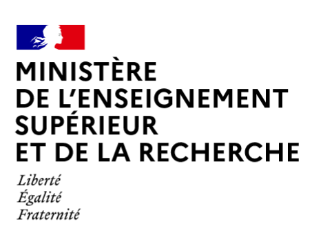 French research ministry flag with the text: with the support of the National Fund for Open Science programme of french Minister of Higher Education, Research and Innovation